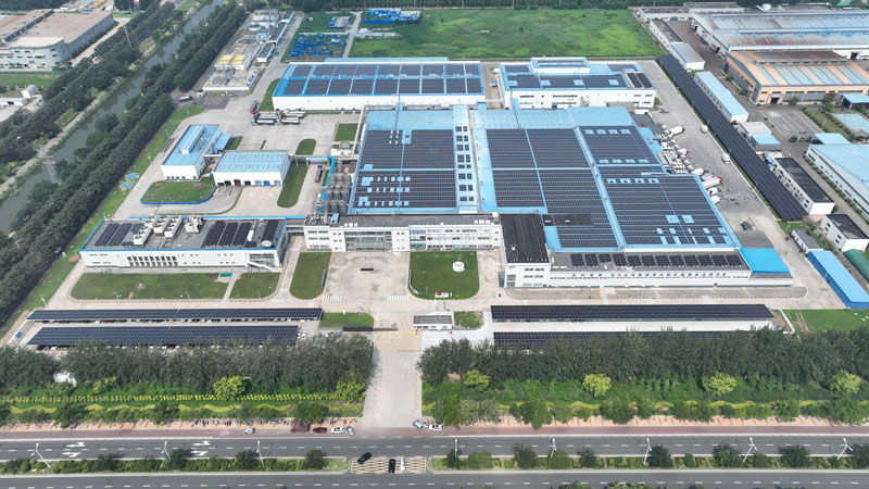 伊利天津工厂全面启用日托光伏轻刚组件